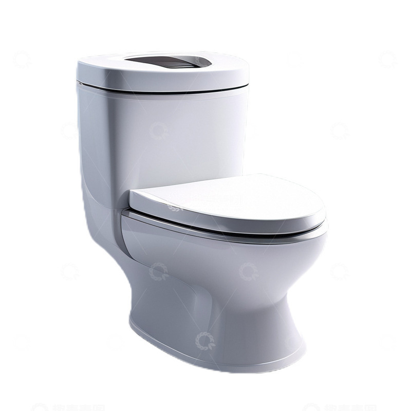 高清大图下载【趣麦麦图】3D立体真实马桶陶瓷卫生间白色