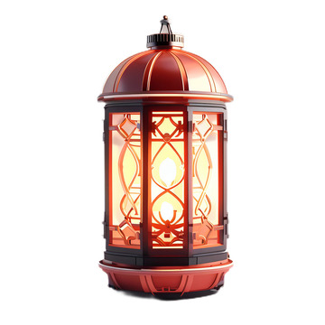 3D立体真实路灯古风中国风灯笼