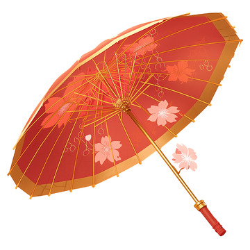 谷雨装饰油纸伞