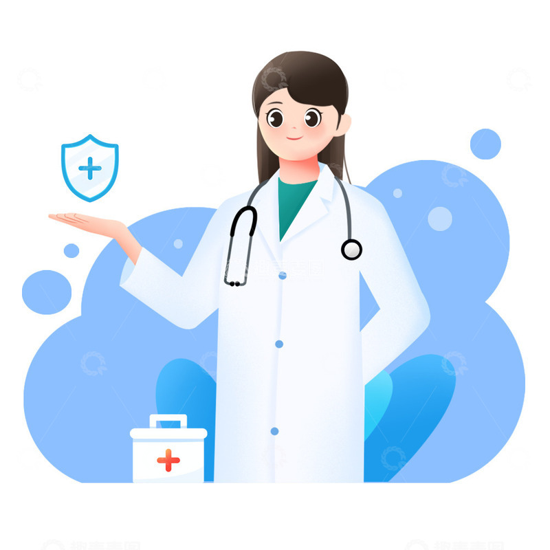 源文件下载【趣麦麦图】健康医疗医生人物元素