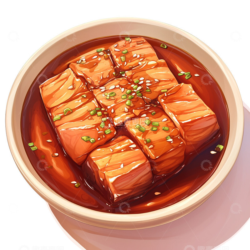 高清大图下载【趣麦麦图】红烧肉美味的2