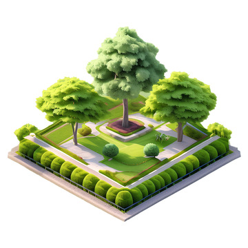 卡通树景观环境设计