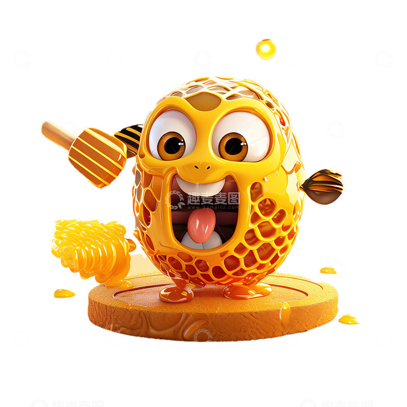 诱惑蜂蜜卡通形象