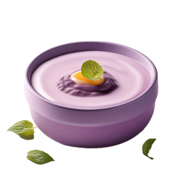 3D真实立体紫薯芋泥豆乳