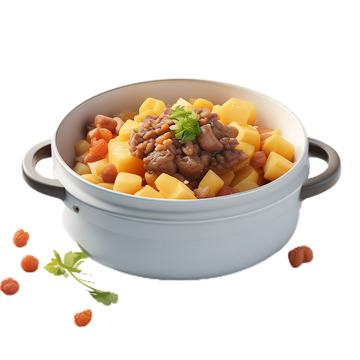 3D真实立体煲仔饭中餐肉类