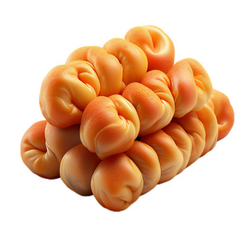 3D真实立体麻花食物速食