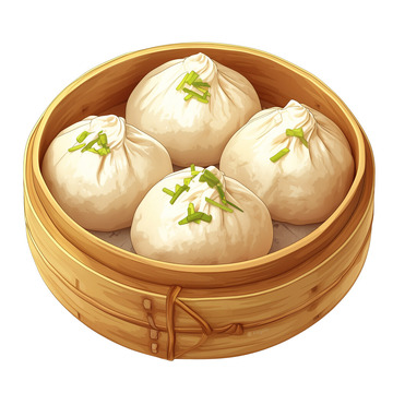 蒸包子蒸笼小笼包