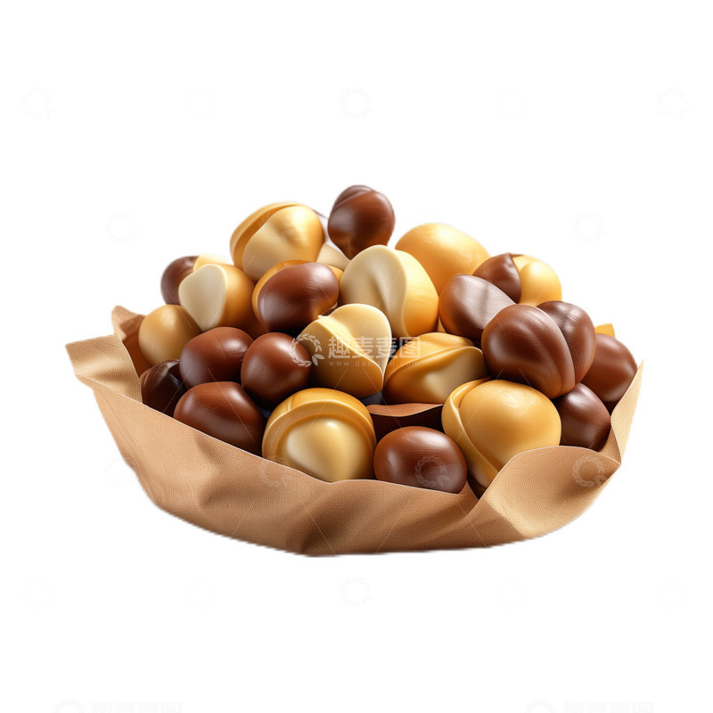 高清大图下载【趣麦麦图】3D真实立体糖炒栗子美味栗子