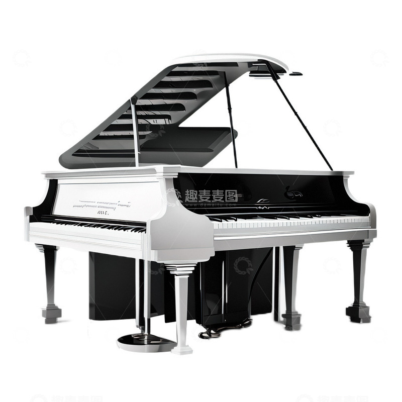 高清大图下载【趣麦麦图】3D真实立体钢琴音乐乐器