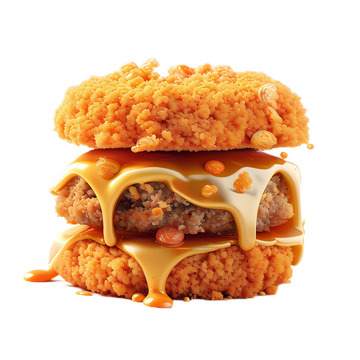 3D真实立体肉松小贝食物美味