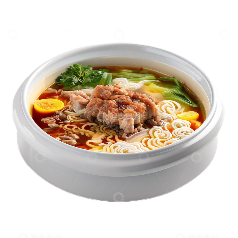 高清大图下载【趣麦麦图】3D真实立体馄饨美食小吃美味