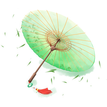 油纸伞古风元素