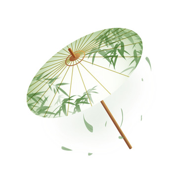 古风中国风油纸伞雨伞装饰元素