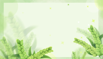 绿色清新水稻稻穗弥散风海报展板背景