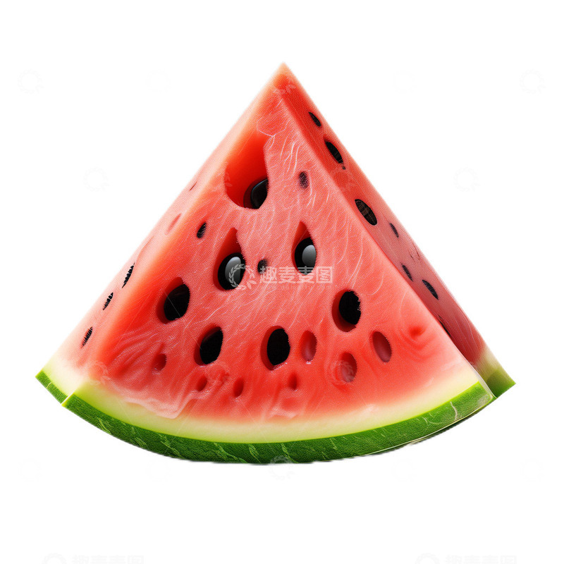 高清大图下载【趣麦麦图】3D立体真实西瓜夏日水果可口