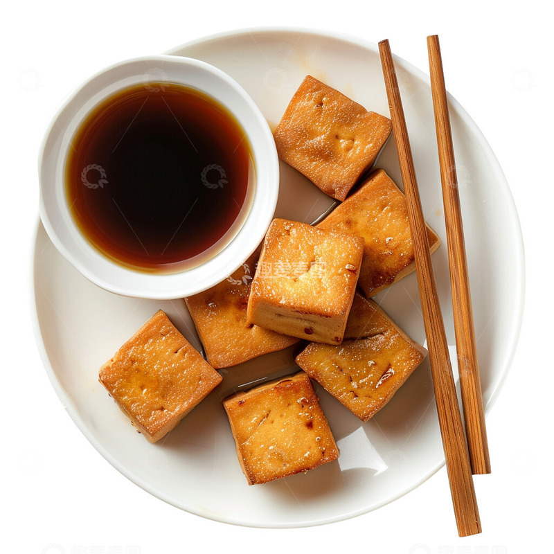 高清大图下载【趣麦麦图】卤豆腐传统中餐