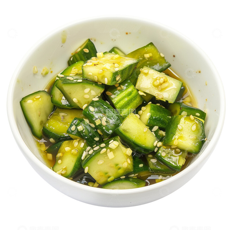 高清大图下载【趣麦麦图】凉拌黄瓜凉菜