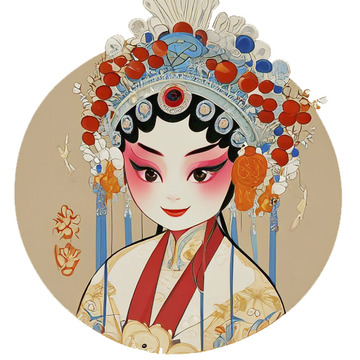 国风戏曲人物高清图片