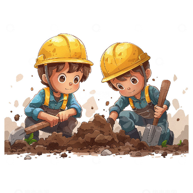 小朋友五一劳动节场景