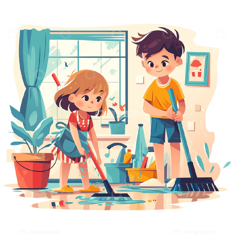 五一儿童室内劳作