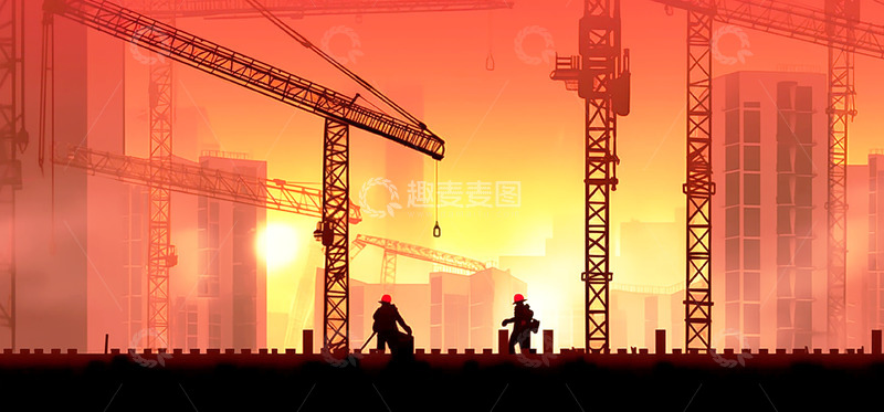 劳动节红色光效背景