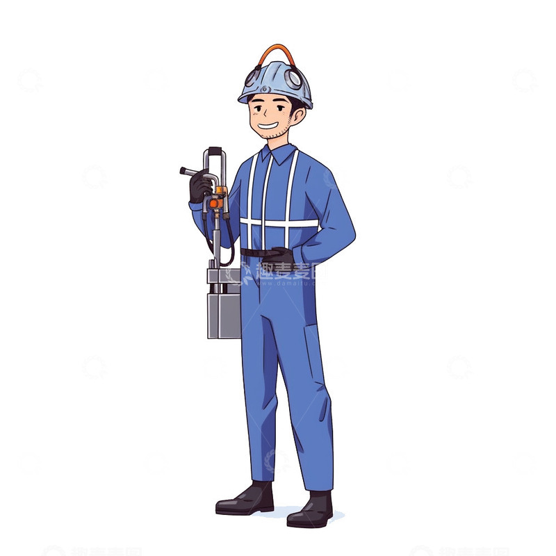 高清大图下载【趣麦麦图】劳动节工人人物元素