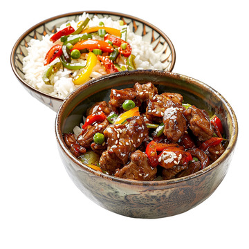 小炒肉套饭套餐