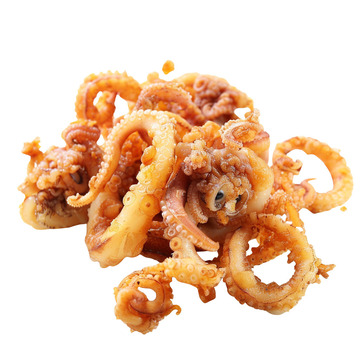 炸鱿鱼须鱿鱼美食