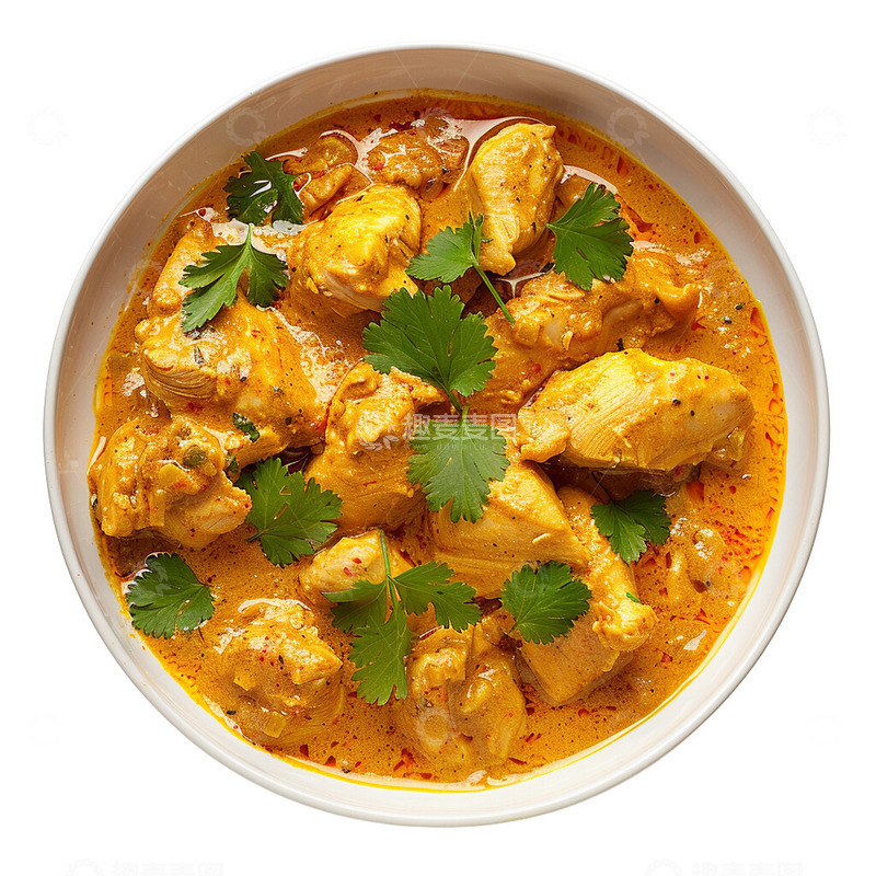 高清大图下载【趣麦麦图】咖喱鸡鸡肉美食