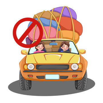 交通安全反思日小车超载