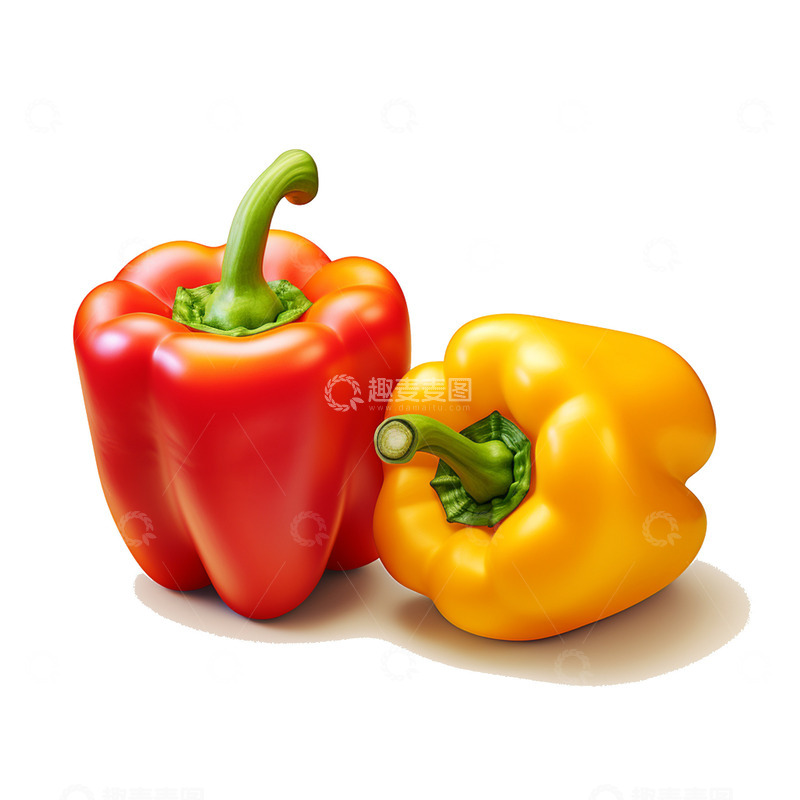 高清大图下载【趣麦麦图】明亮多彩的彩椒