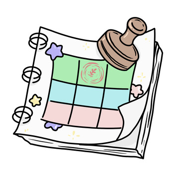 打卡签到集章本