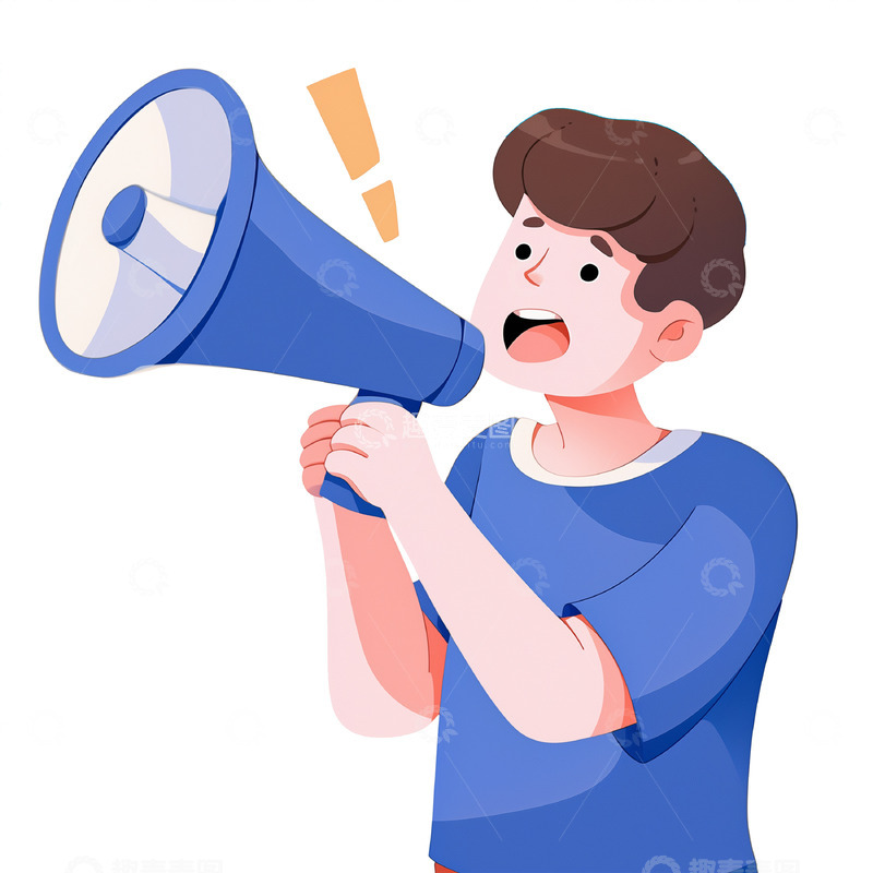 企业宣传人物卡通风格