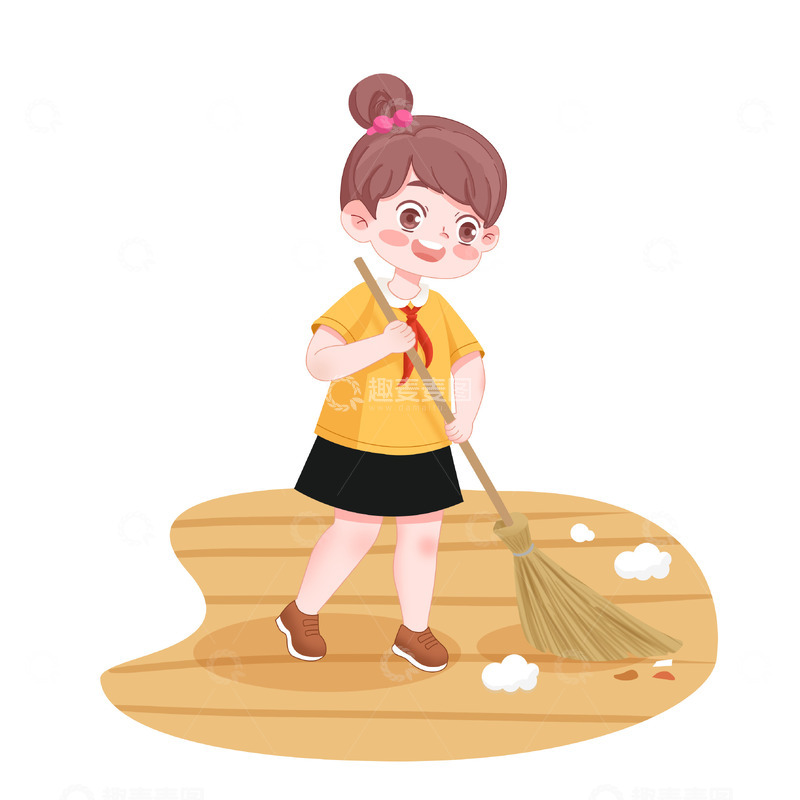 五一劳动节儿童插画