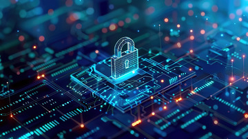 网络安全云端数据智能背景