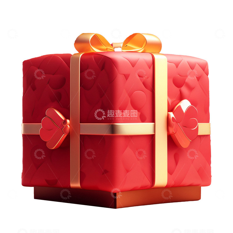高清大图下载【趣麦麦图】红色礼品盒礼物