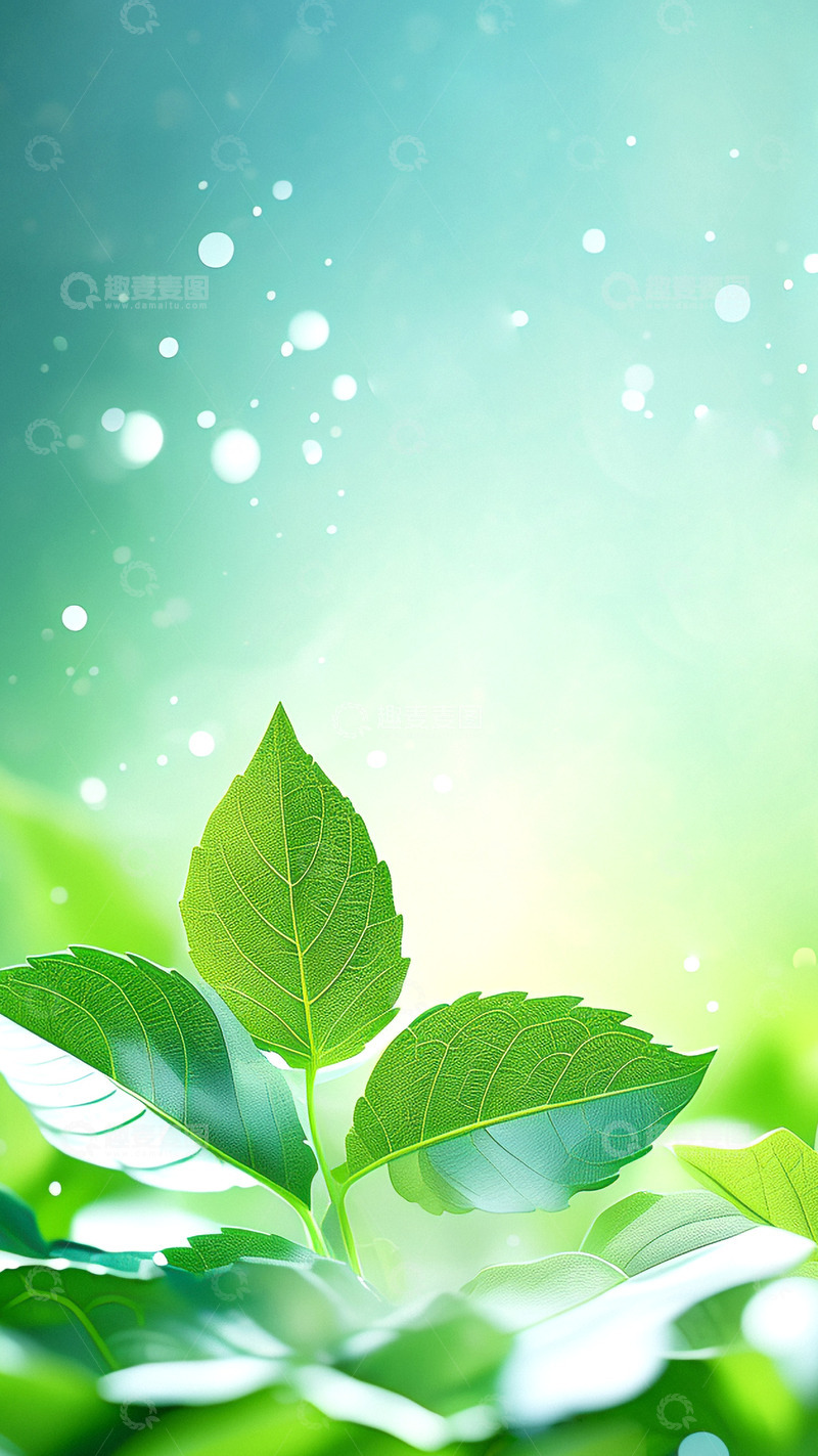 高清大图下载【趣麦麦图】环保生态绿色展板