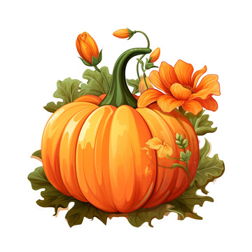 大南瓜收获粮食