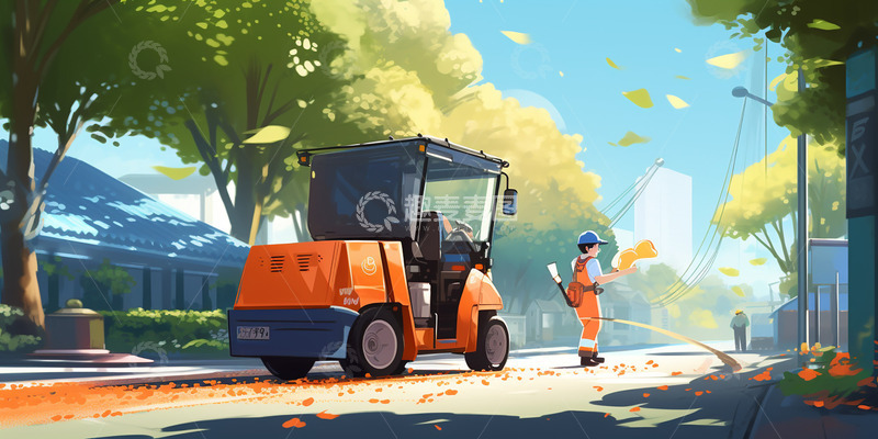 高清大图下载【趣麦麦图】忙碌的维修工