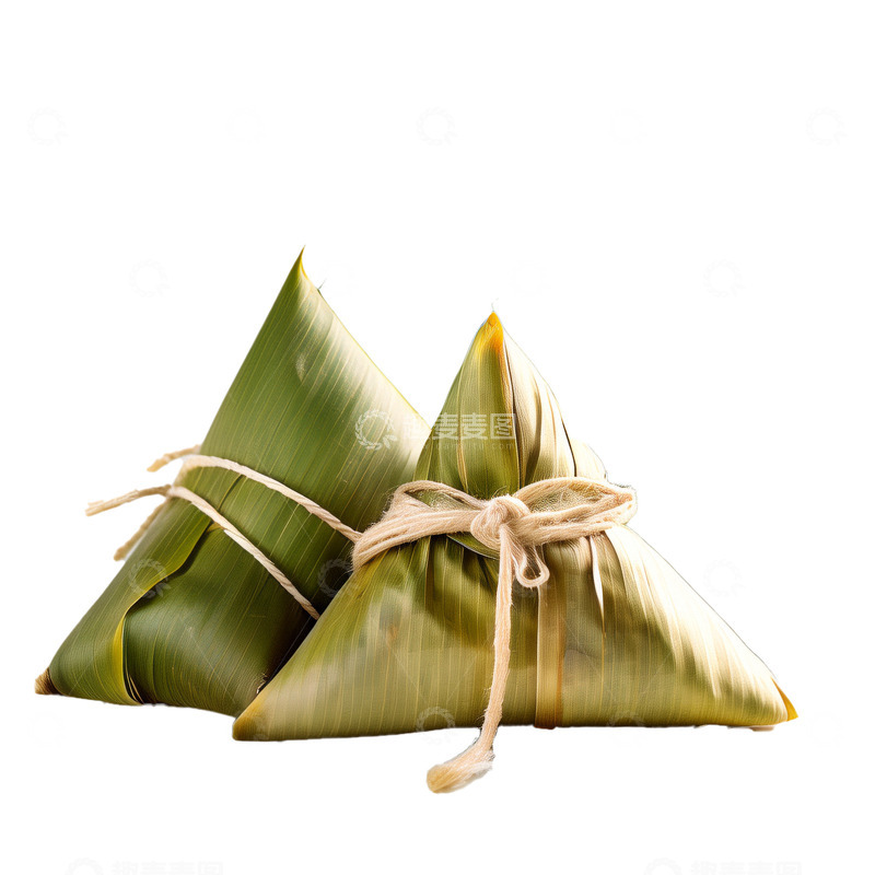 高清大图下载【趣麦麦图】粽子特写端午节