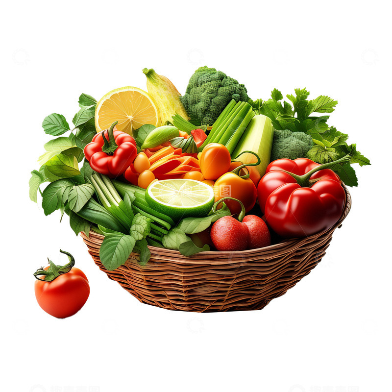 高清大图下载【趣麦麦图】水果蔬菜组合