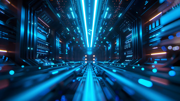 科技蓝色光效背景