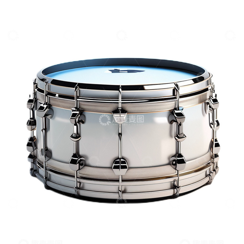 高清大图下载【趣麦麦图】3D立体真实鼓金属敲击