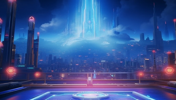 未来科技城壁纸背景