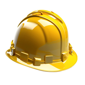 3D立体真实安全帽帽子黄色