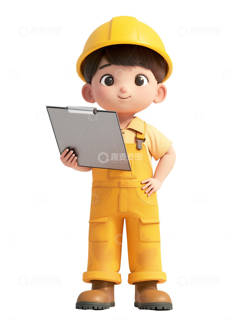 高清大图下载【趣麦麦图】在查看文件的工人