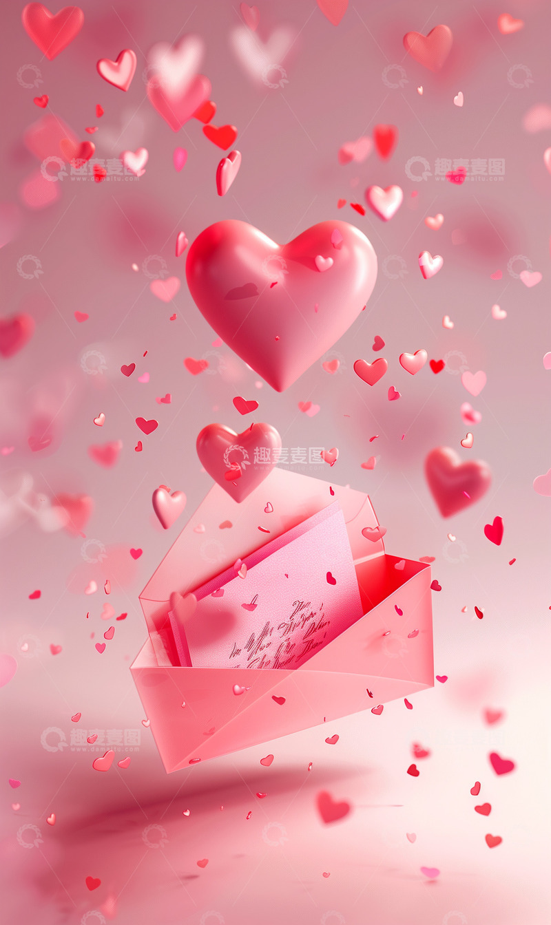 高清大图下载【趣麦麦图】爱心气球浪漫唯美