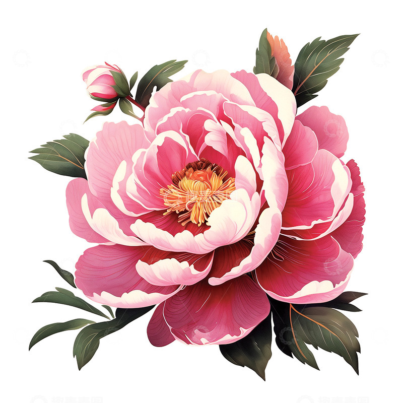 高清大图下载【趣麦麦图】牡丹花植物花卉