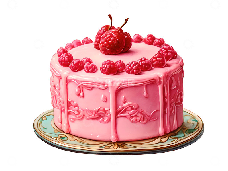 高清大图下载【趣麦麦图】水果蛋糕奶油蛋糕