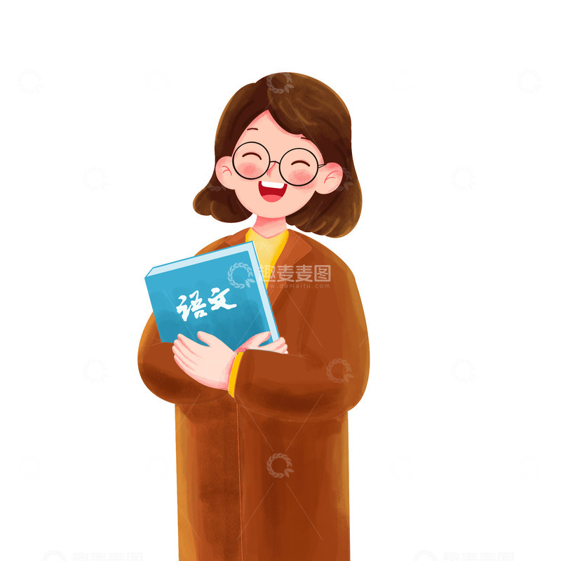 源文件下载【趣麦麦图】劳动节老师职业工作劳动人物手绘